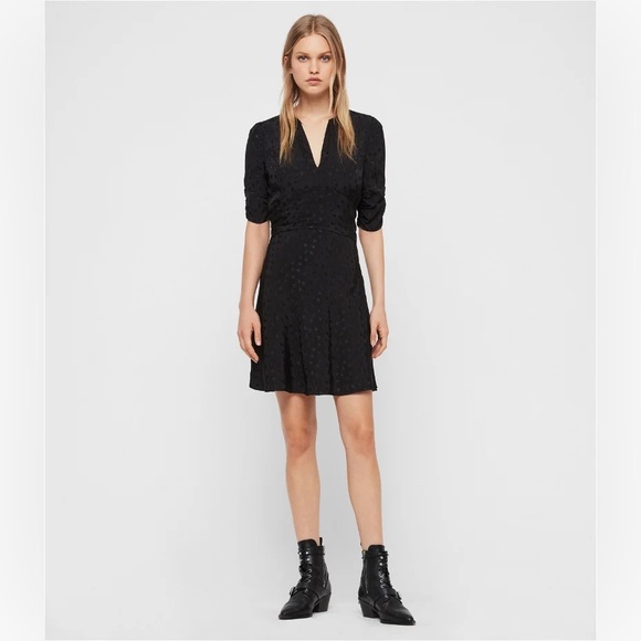 AllSaints Avery Floral Dress - Picture 4 of 7